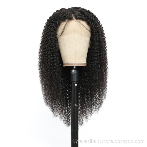 Fast shipping 28inch 40 inch Natural preplucked wigs human hair lace front brazilian curly human hair lace front wigs